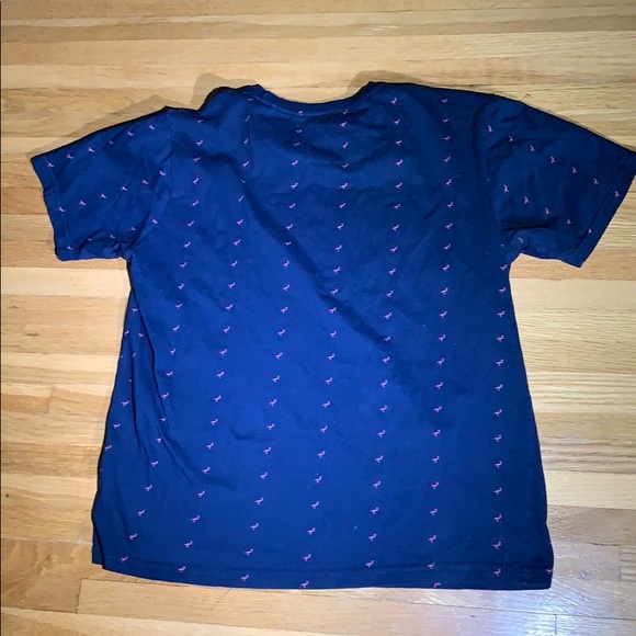 Men’s M denim and Flower flamingo t-shirt - Picture 7 of 10